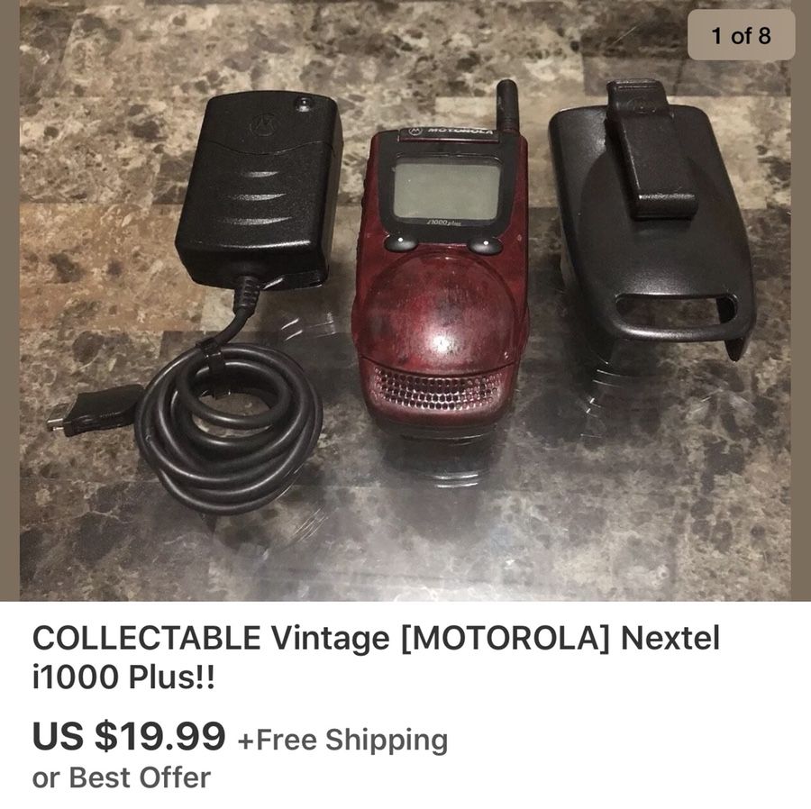COLLECTABLE Vintage [MOTOROLA] Nextel i1000 Plus!!