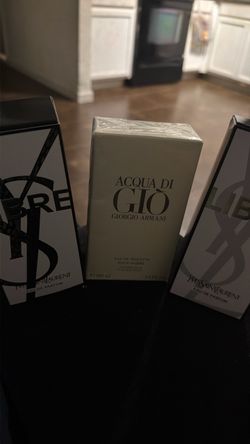 Giorgio Armani Acqua Di Gio EDT 100ml & YSL Fragrances Bundle