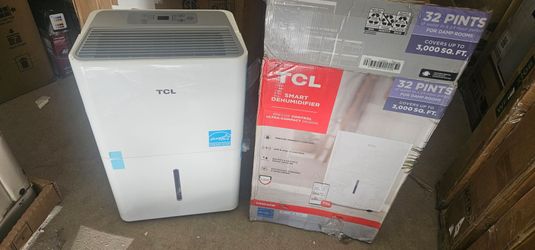 TCL
32 pt. Dehumidifier (For Rooms 1(contact info removed) sq. ft) For Basements Crawlspaces, ENERGY STAR Certified, in. .