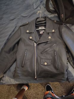 Vintage California Leather Creations Santa Rosa Moto Jacket