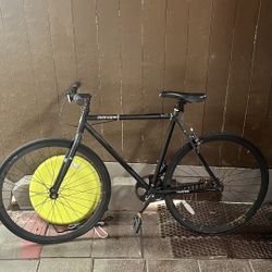 Matte Black Retrospec Fixed Gear Bike 