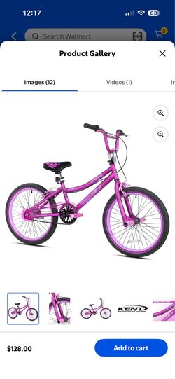 20" Kent 2 Cool BMX Bicycle, 20" Wheels, Child, Satin Purple