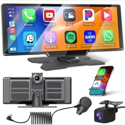 10.26 Inches Car Android Screen Wireless CarPlay Car Stereo Dash Came 
