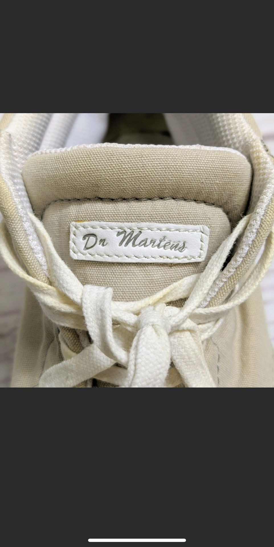 Dr. Martens Lamar White Canvas Chukka Sneaker Boot Dr. Martens Lamar White Canvas Chukka Sneaker Boots US 10  main image 2