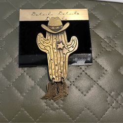 Cactus Brooch