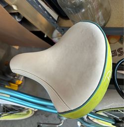 Panama Jack Bike Seat Bicycle Saddle White Yellow