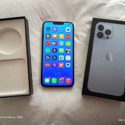 iPhone 13 Pro Sierra Blue 256 Gb Like New