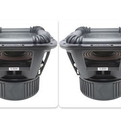 BRAND NEW POWERFUL 2 KICKER SOLO X 10” SUBWOOFERS  8000 Watts 4000 Rms Total