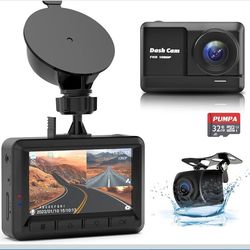 New Dash Cam Front and Rear, Brand: Pumpa