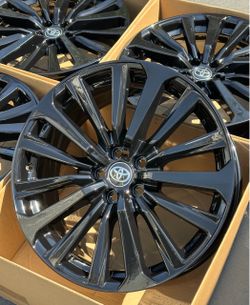20” Toyota Highlander Factory Wheels Rims Gloss Black New Lexus RX350