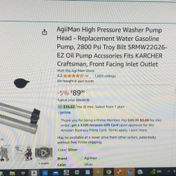 Water Pump For Power Washer