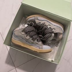 Lanvin Pale Blue Sneakers – Size 42 (Worn Once w/ Box)