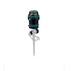 Set Of 2- Orbit H2O Six Zinc Spike Base 6-Pattern Gear Drive Sprinkler 5026 sq ft