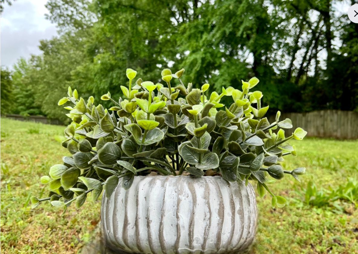 Artificial Potted Plant, Medium Fake Plant For Home, Indoor, Outdoor, Living Room, Office Decor