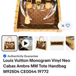 Louis Vuitton Hand Bag Used once