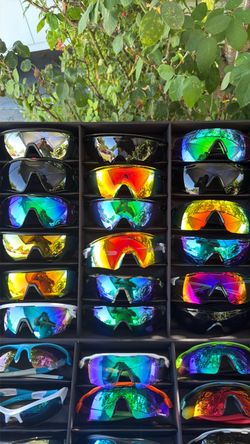 Oakleys and Raybans sunglasses