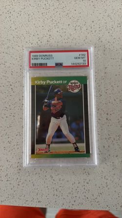 KIRBY PUCKETT TWINS PSA 10