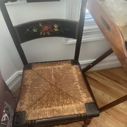 8 Hitchcock Chairs Antiques