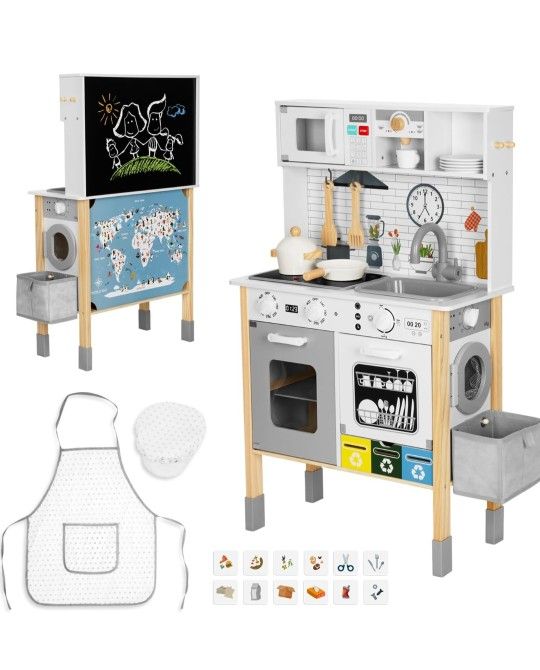 Brand new✨️ in box 📦 Play Kitchen 🍽🥧🍳🧂 for toddlers