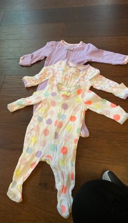 Baby girl sleep and play