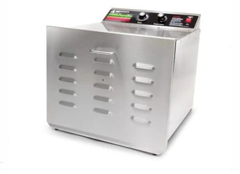 D-10 Food Dehydrator with Stainless Steel Shelves