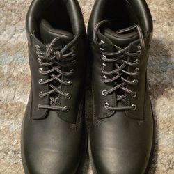 Timberland Black Waterproof Steel Toe Boots Size 11 $90