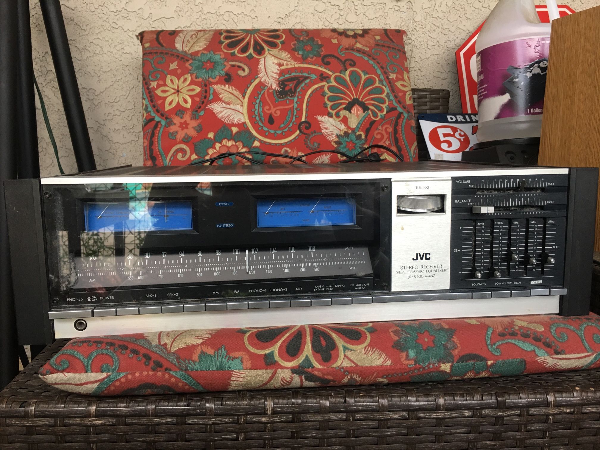 JVC solid state receiver. JR-S400 MARK II