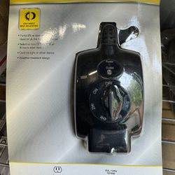 Defiant 15 Amp 24-Hour Outdoor Plug-In Mechanical Dusk to Dawn Countdown Timer with Grounded Outlet, Black