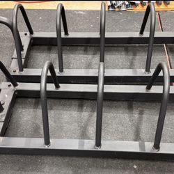 Fitness Gear Horizontal Weight Plate Storage Racks