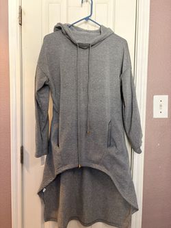 Oversized Sweater Dress With Pockets 