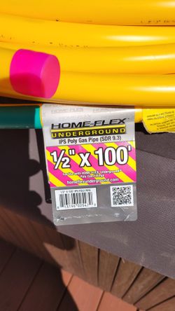 1/2" Poly Gas Line