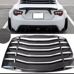 Fits 13-20 Scion FRS/Subaru BRZ/Toyota 86 Rear Window Louver Sun Shade Cover CFL