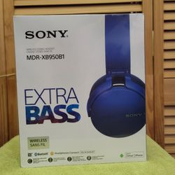 Factory Sealed.  new * SONY* WIRELESS HEADSET  EXTRA BASS Electro Booster Function (I Live In City of Van Nuys) dj