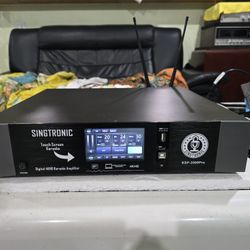 Singtronic KSP-3500Pro Professional 3500 Watts Digital 4K HD Touchscreen Karaoke Sound Processor Amplifier
Built in HDMI-Arc, Digital Optical, Bluetoo