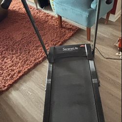 Foldable Serene Life electric treadmill