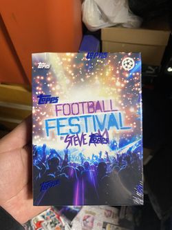 2021-22 Topps Football Festival by Steve Aoki UEFA Champions League Sealed Box