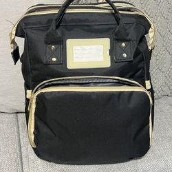 Black diaper bag 