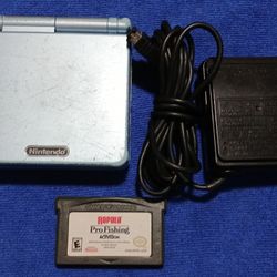 Nintendo Gameboy Advance SP AGS 101 With Charger And Game