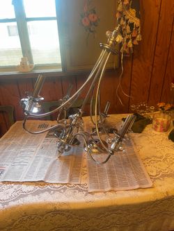 Crome/Glass Chandelier…$25.00