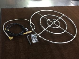 Stanbroil Fire Pit Burner Kit “Natural Gas” can get attachment for propane from company