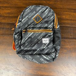 Herschel Supply Co Classic Mid Volume Backpack All Over Print Black Orange