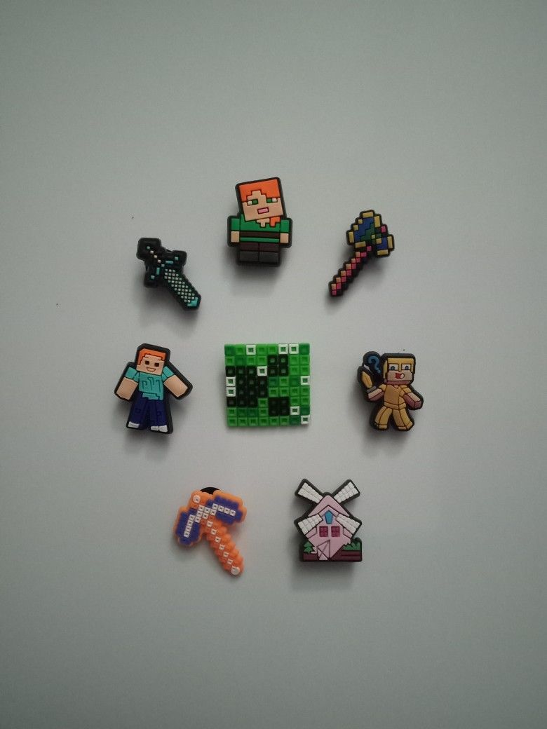 Minecraft Croc Charms 
