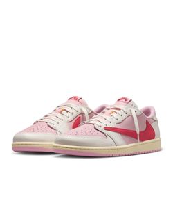 Travis Scott AIR JORDAN 1 LOW SP - SHY PINK-TROPICAL PINK 12