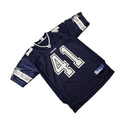 Y2K Reebok Dallas Cowboys #41 Terrence Newman Football Jersey Men's Size L Blue