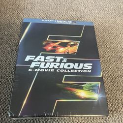 The Fast and Furious 1-6 Blu Ray