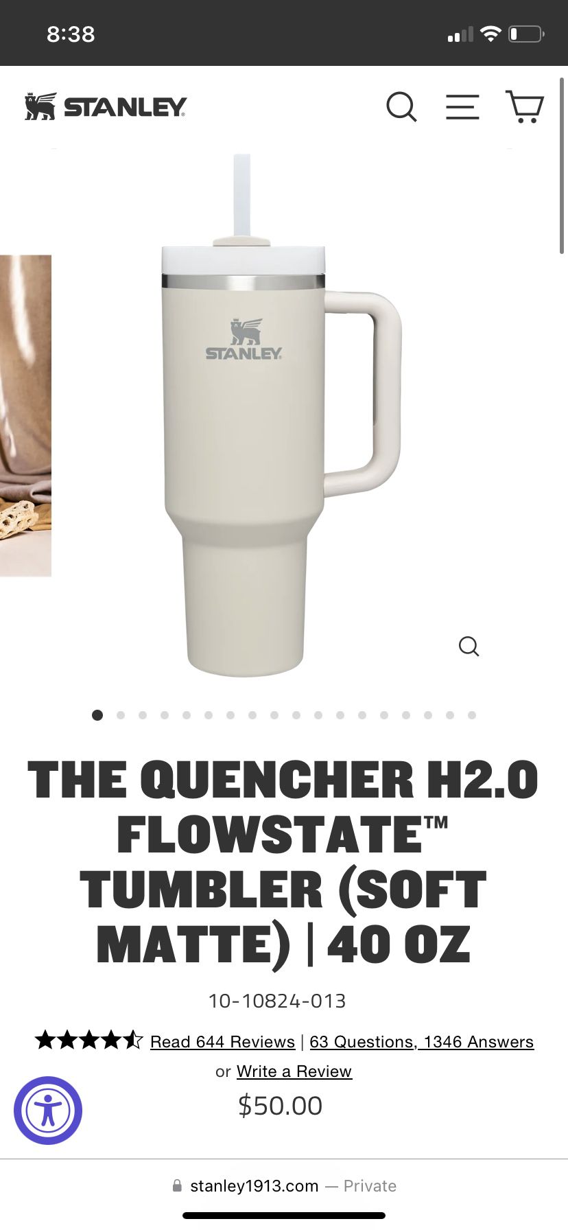 Stanley's Quencher H2.0 FlowState Tumbler Review