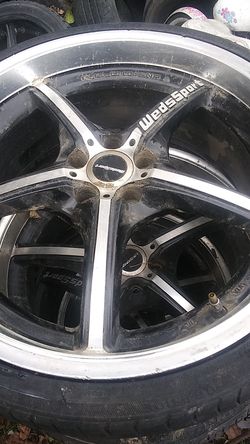 19 inch Westport five lug racing rims