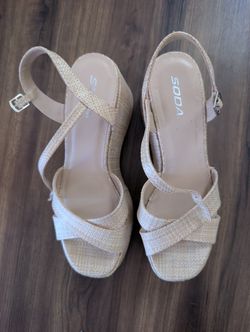 Soda Beige Sandals 