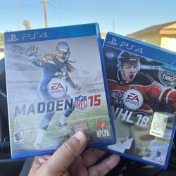 PS 4 Football And Hockey Game