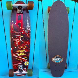 Sector 9 Skateboards Vintage San Francisco Theme Complete Skateboard 8.0” x 30”